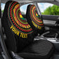 Personalised Ghana African Tribal Mix Kente Patterns Car Seat Cover Chest Arm Tattoo