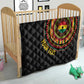 Personalised Ghana African Tribal Mix Kente Patterns Quilt Chest Arm Tattoo