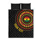 Personalised Ghana African Tribal Mix Kente Patterns Quilt Bed Set Chest Arm Tattoo
