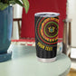 Personalised Ghana African Tribal Mix Kente Patterns Tumbler Cup Chest Arm Tattoo