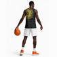 African Adinkra Basketball Jersey Sankofa Bird - Gold Version - Chest Arm Tattoo LT15