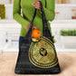 African Adinkra Grocery Bag Sankofa Bird - Gold Version - Chest Arm Tattoo