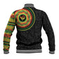 African Sankofa Bird Baseball Jacket Adinkra Symbols - Chest Arm Tattoo