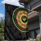 African Sankofa Bird Garden Flag Adinkra Symbols - Chest Arm Tattoo