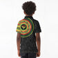 African Sankofa Bird Kid Polo Shirt Adinkra Symbols - Chest Arm Tattoo