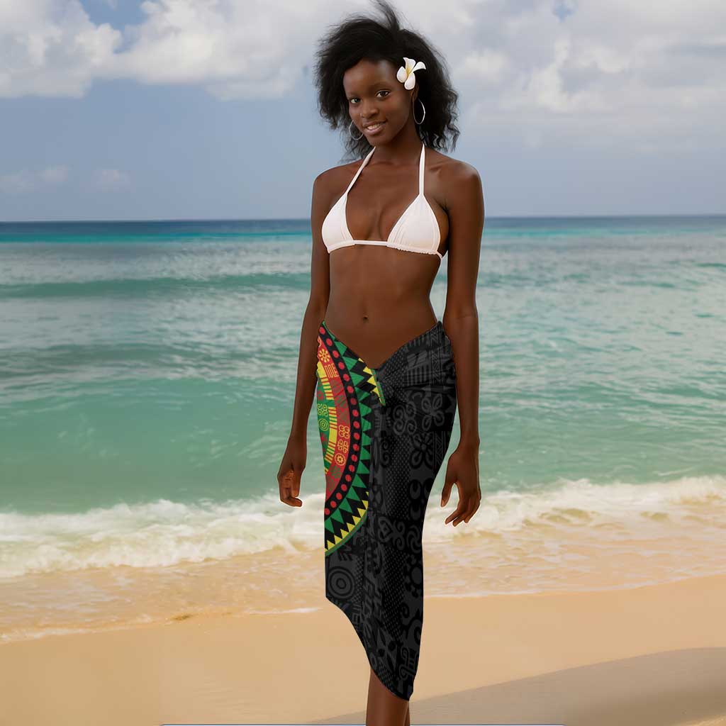African Sankofa Bird Sarong Adinkra Symbols - Chest Arm Tattoo