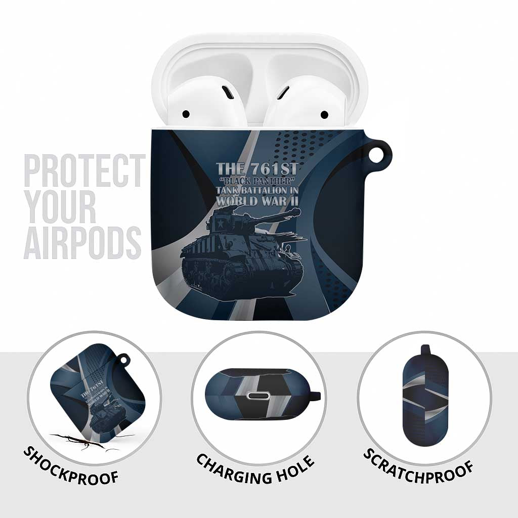 761st Tank Battalion WWII AirPods Case Black Panthers Tribute