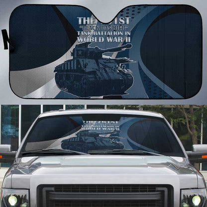 761st Tank Battalion WWII Auto Sun Shade Black Panthers Tribute