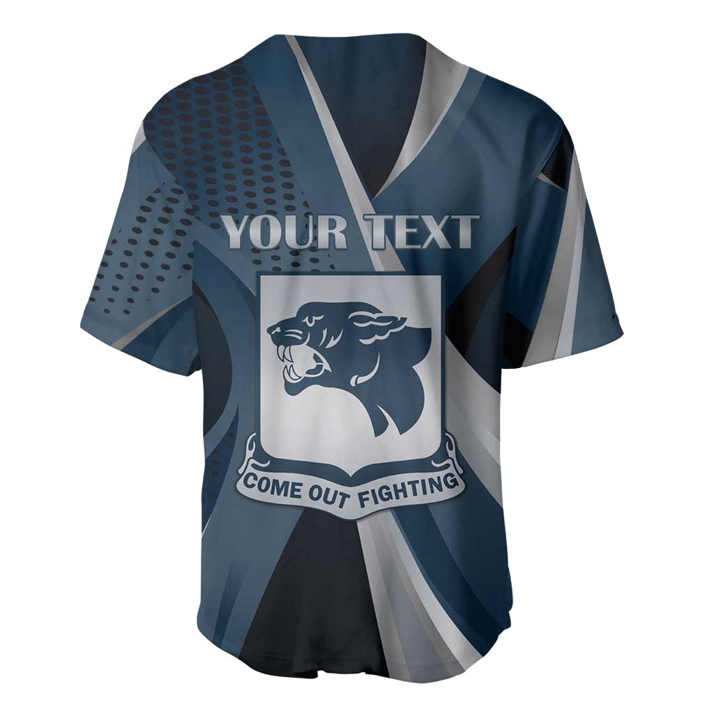 Personalized 761st Tank Battalion WWII Baseball Jersey Black Panthers Tribute