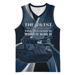 Personalized 761st Tank Battalion WWII Basketball Jersey Black Panthers Tribute