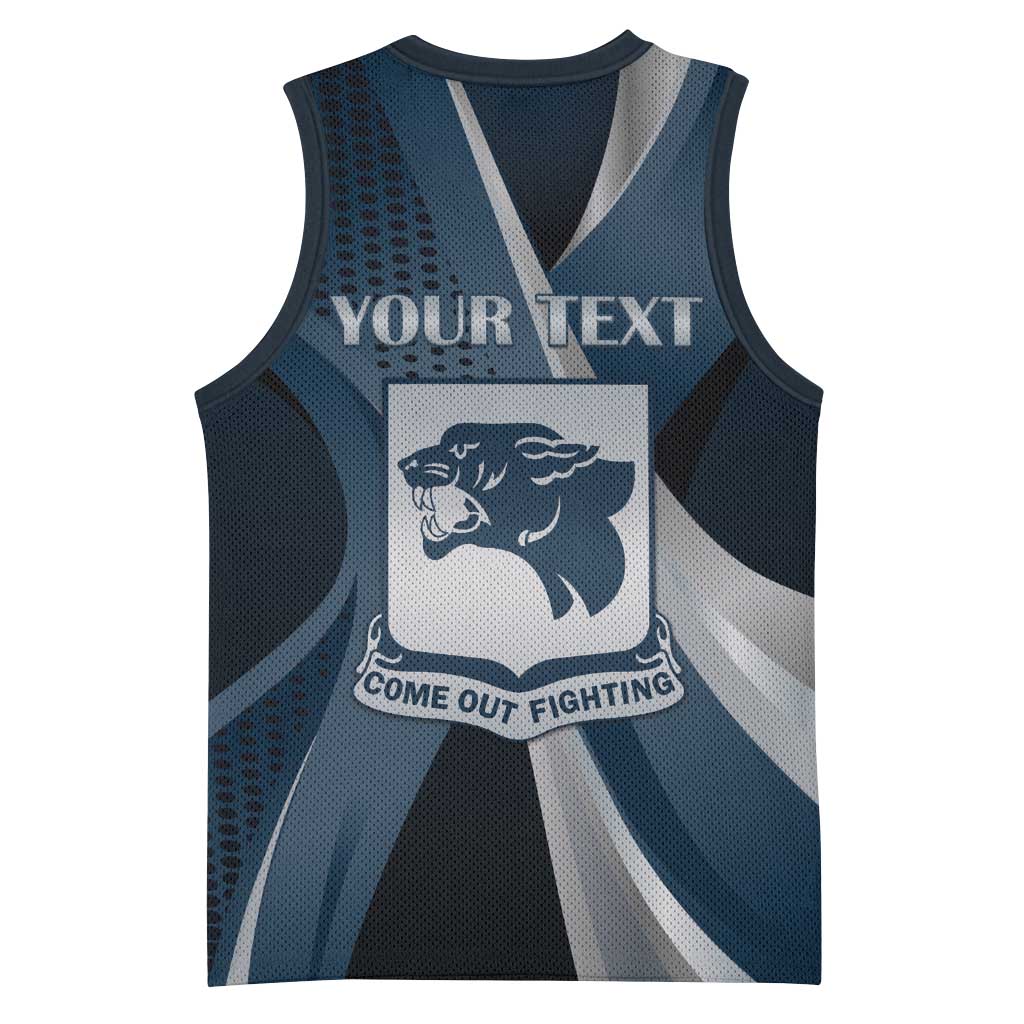 Personalized 761st Tank Battalion WWII Basketball Jersey Black Panthers Tribute