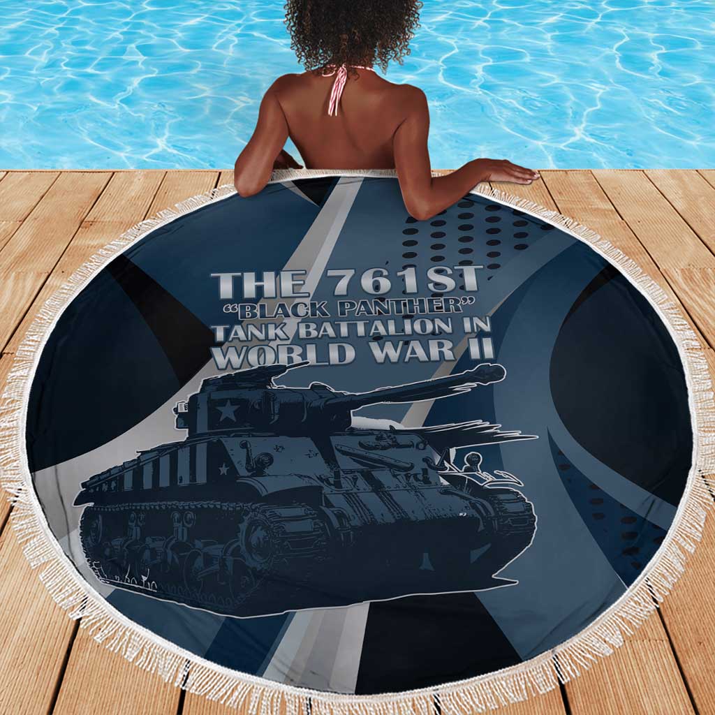 761st Tank Battalion WWII Beach Blanket Black Panthers Tribute