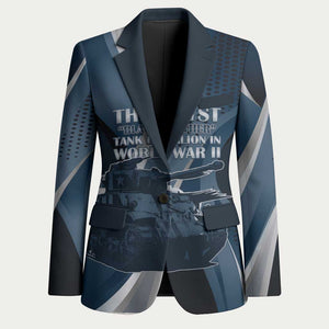 Personalized 761st Tank Battalion WWII Blazer Black Panthers Tribute