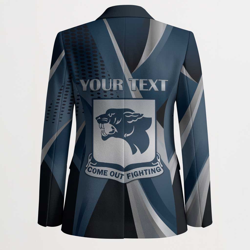 Personalized 761st Tank Battalion WWII Blazer Black Panthers Tribute
