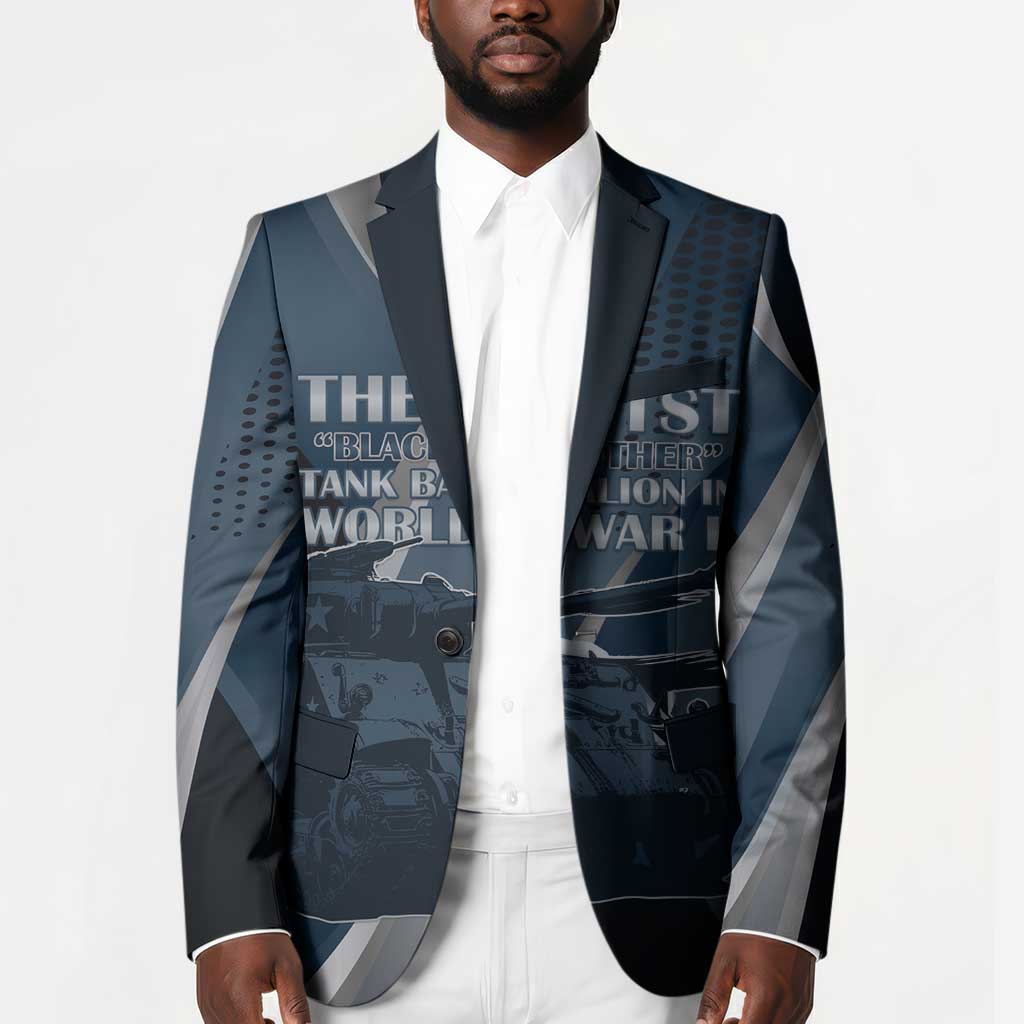 Personalized 761st Tank Battalion WWII Blazer Black Panthers Tribute