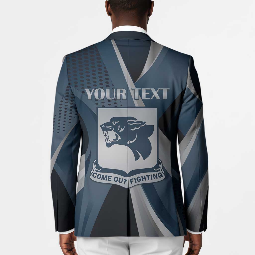 Personalized 761st Tank Battalion WWII Blazer Black Panthers Tribute