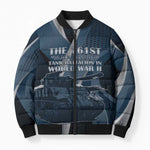 Personalized 761st Tank Battalion WWII Bomber Puffer Jacket Black Panthers Tribute