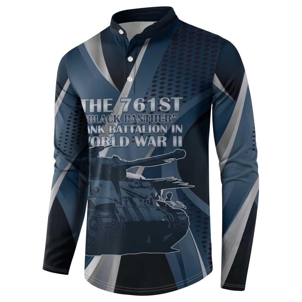 Personalized 761st Tank Battalion WWII Button Sweatshirt Black Panthers Tribute