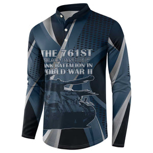 Personalized 761st Tank Battalion WWII Button Sweatshirt Black Panthers Tribute