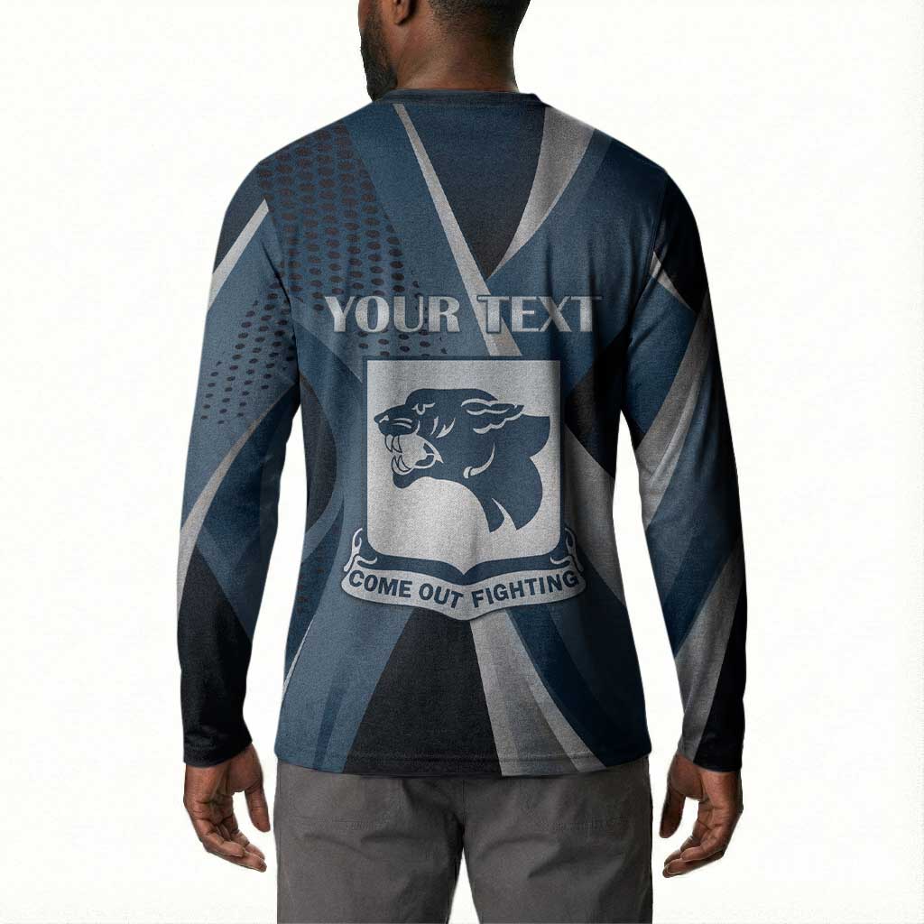 Personalized 761st Tank Battalion WWII Button Sweatshirt Black Panthers Tribute