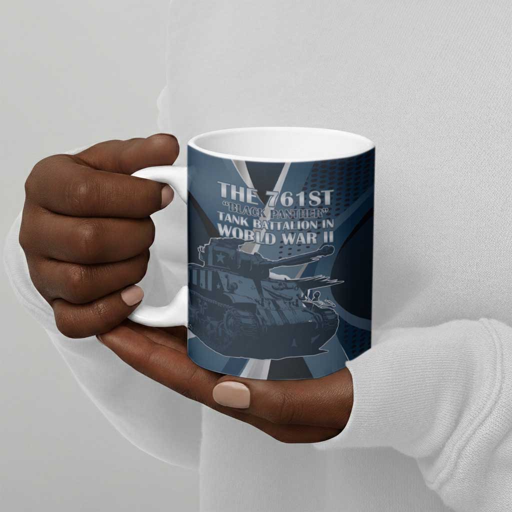 Personalized 761st Tank Battalion WWII Ceramic Mug Black Panthers Tribute