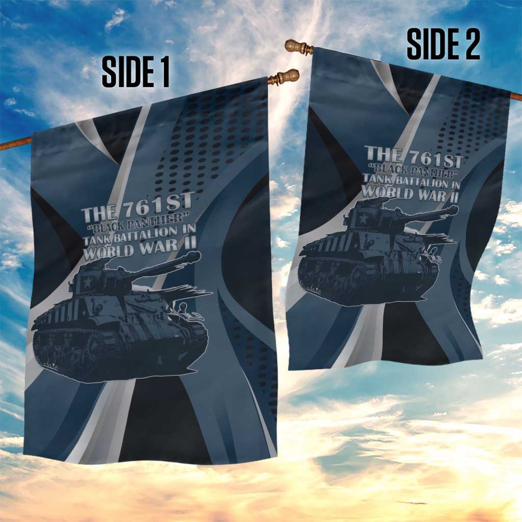 761st Tank Battalion WWII Garden Flag Black Panthers Tribute