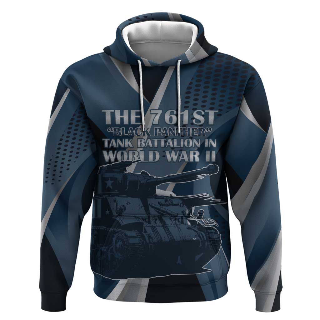 Personalized 761st Tank Battalion WWII Hoodie Black Panthers Tribute