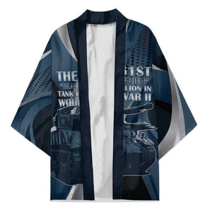 Personalized 761st Tank Battalion WWII Kimono Black Panthers Tribute