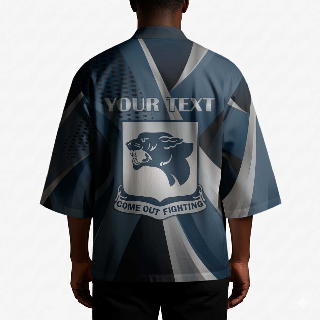 Personalized 761st Tank Battalion WWII Kimono Black Panthers Tribute