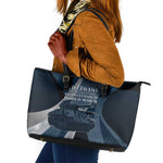 761st Tank Battalion WWII Leather Tote Bag Black Panthers Tribute