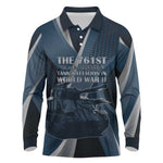 Personalized 761st Tank Battalion WWII Long Sleeve Polo Shirt Black Panthers Tribute
