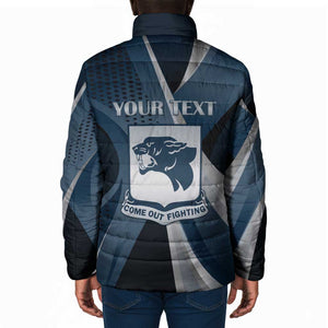Personalized 761st Tank Battalion WWII Padded Jacket Black Panthers Tribute