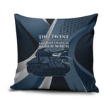 761st Tank Battalion WWII Pillow Cover Black Panthers Tribute