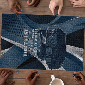 761st Tank Battalion WWII Puzzle Black Panthers Tribute
