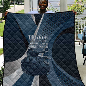 761st Tank Battalion WWII Quilt Black Panthers Tribute