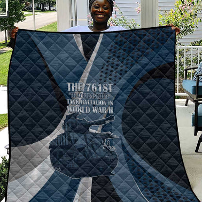 761st Tank Battalion WWII Quilt Black Panthers Tribute