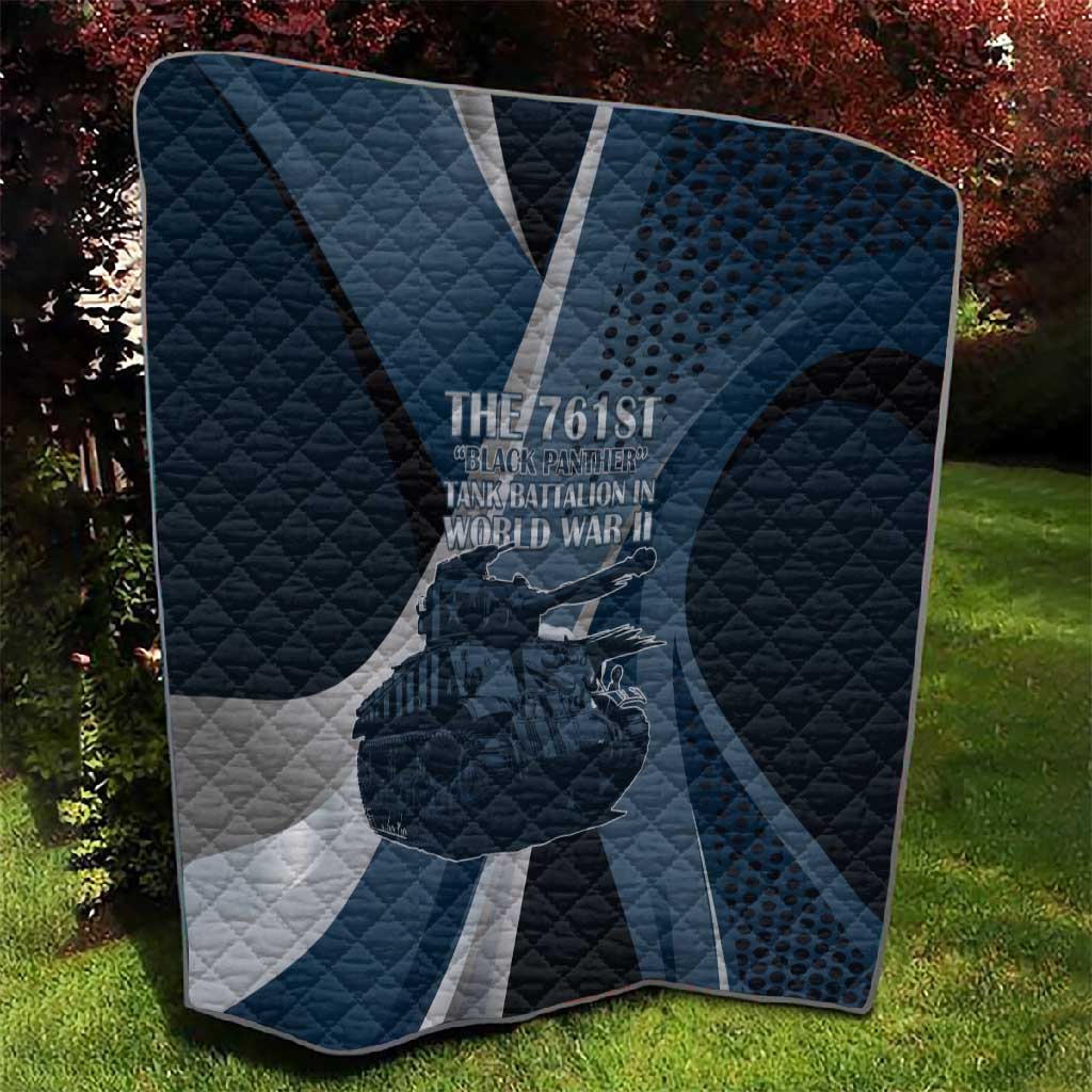 761st Tank Battalion WWII Quilt Black Panthers Tribute