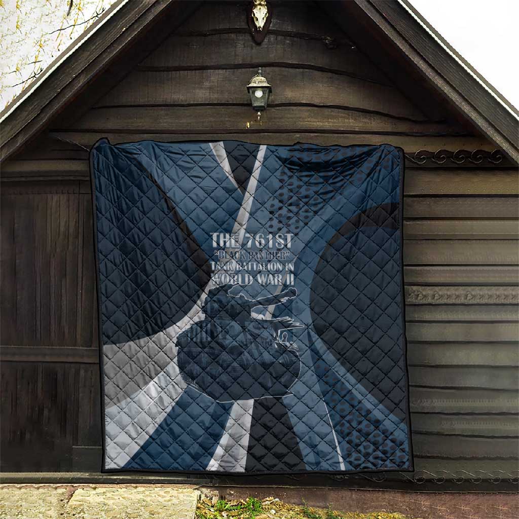 761st Tank Battalion WWII Quilt Black Panthers Tribute