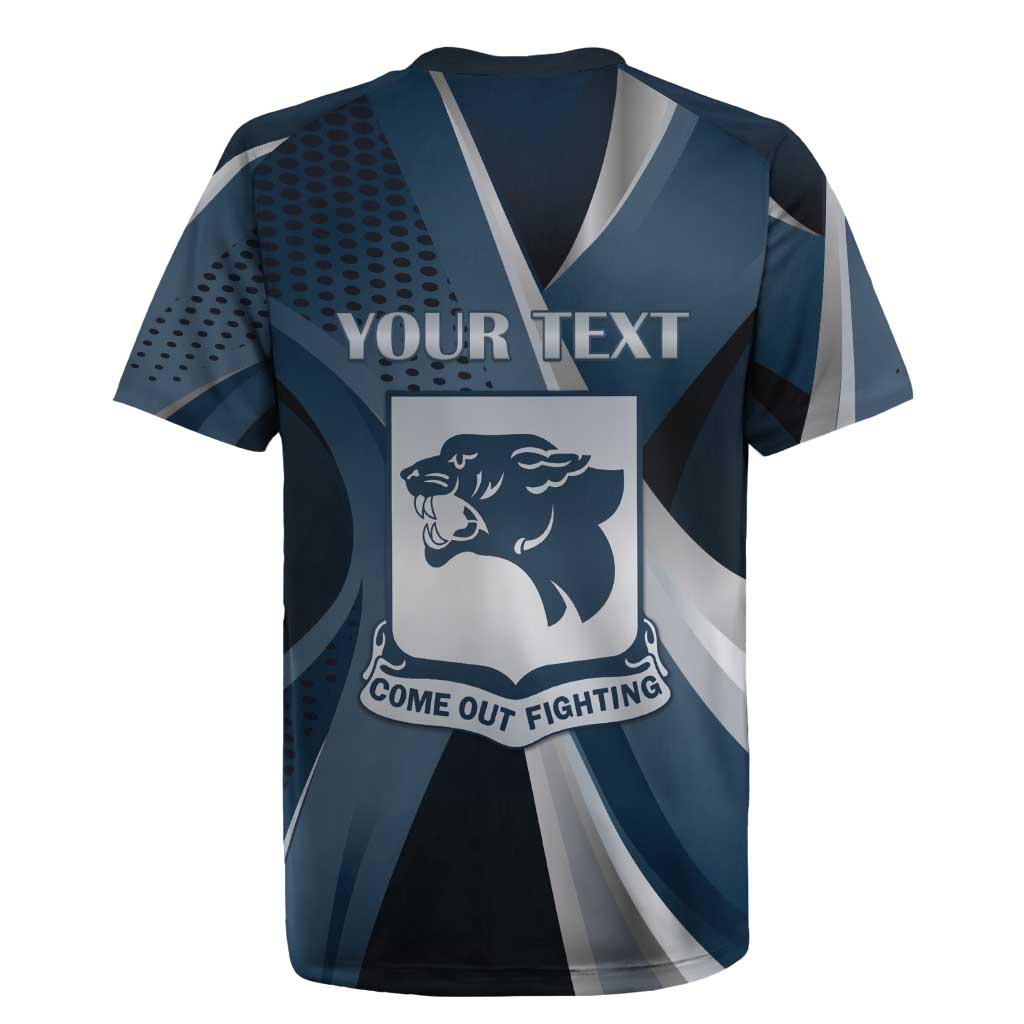 Personalized 761st Tank Battalion WWII Rugby Jersey Black Panthers Tribute