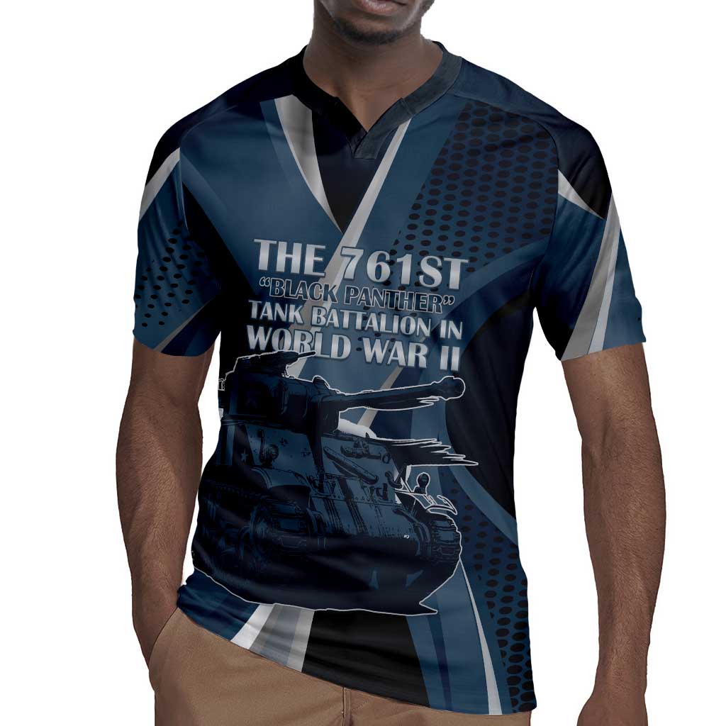 Personalized 761st Tank Battalion WWII Rugby Jersey Black Panthers Tribute