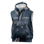 Personalized 761st Tank Battalion WWII Sleeveless Hoodie Black Panthers Tribute
