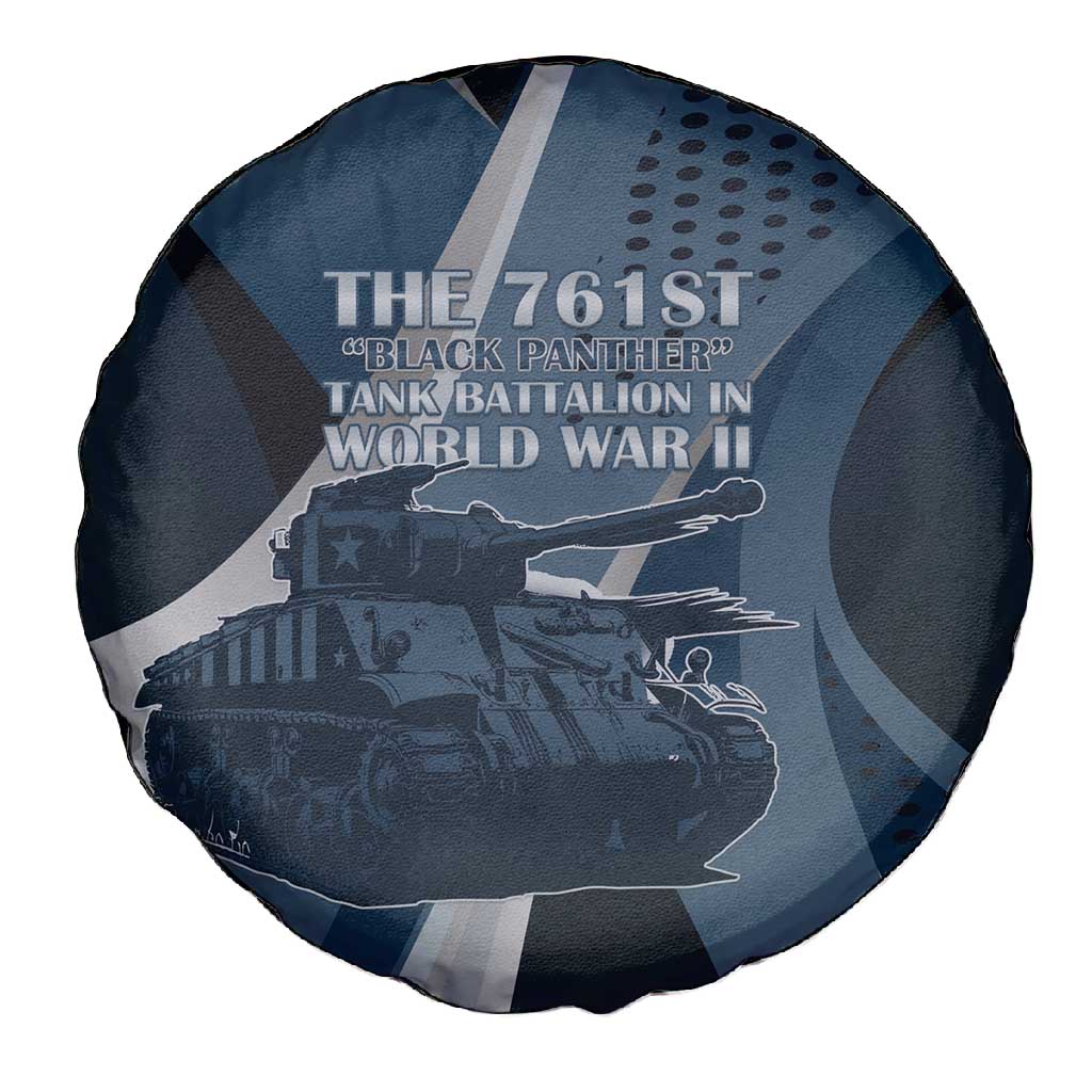 761st Tank Battalion WWII Spare Tire Cover Black Panthers Tribute