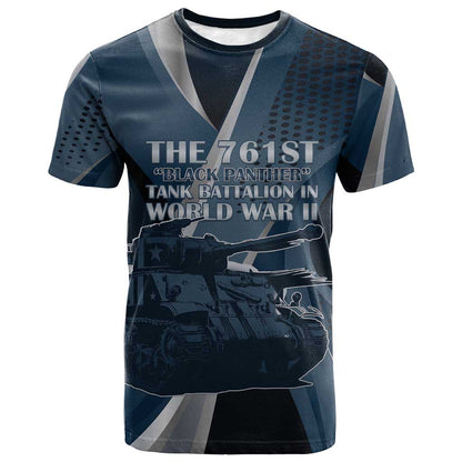 Personalized 761st Tank Battalion WWII T shirt Black Panthers Tribute
