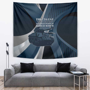 761st Tank Battalion WWII Tapestry Black Panthers Tribute