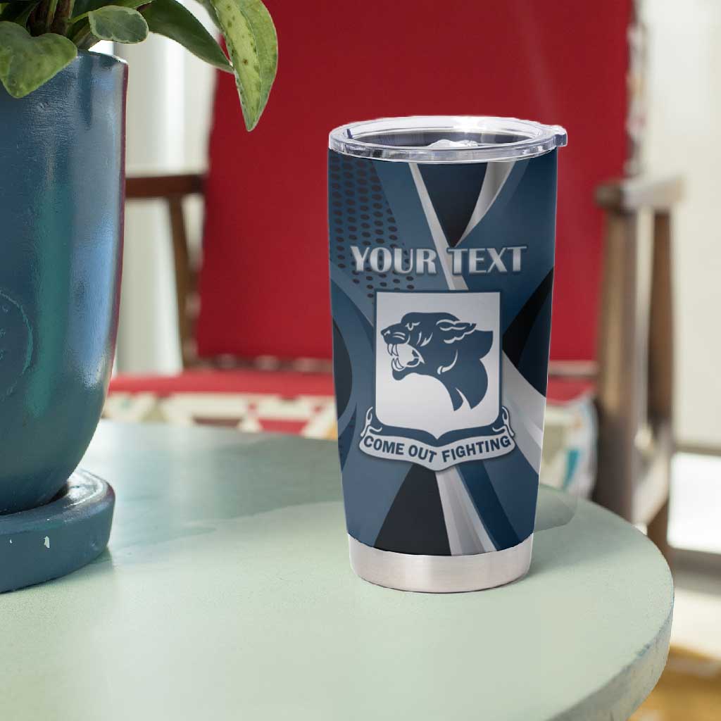 Personalized 761st Tank Battalion WWII Tumbler Cup Black Panthers Tribute