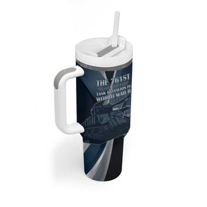 Personalized 761st Tank Battalion WWII Tumbler With Handle Black Panthers Tribute