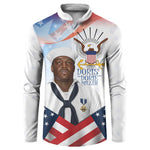 Doris Dorie Miller Button Sweatshirt The Hero Pearl Harbor