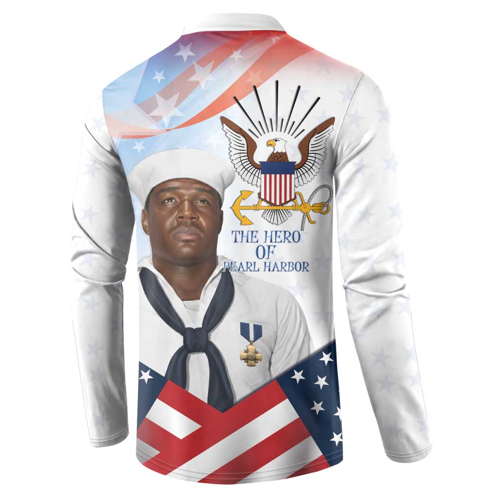 Doris Dorie Miller Button Sweatshirt The Hero Pearl Harbor