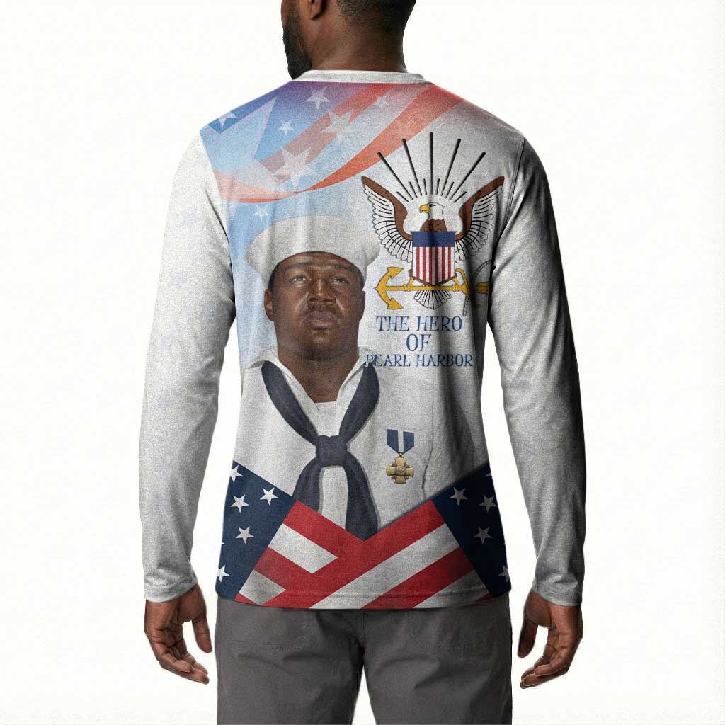 Doris Dorie Miller Button Sweatshirt The Hero Pearl Harbor
