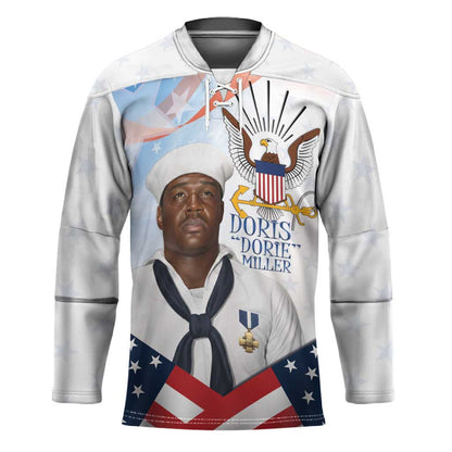 Doris Dorie Miller Hockey Jersey The Hero Pearl Harbor